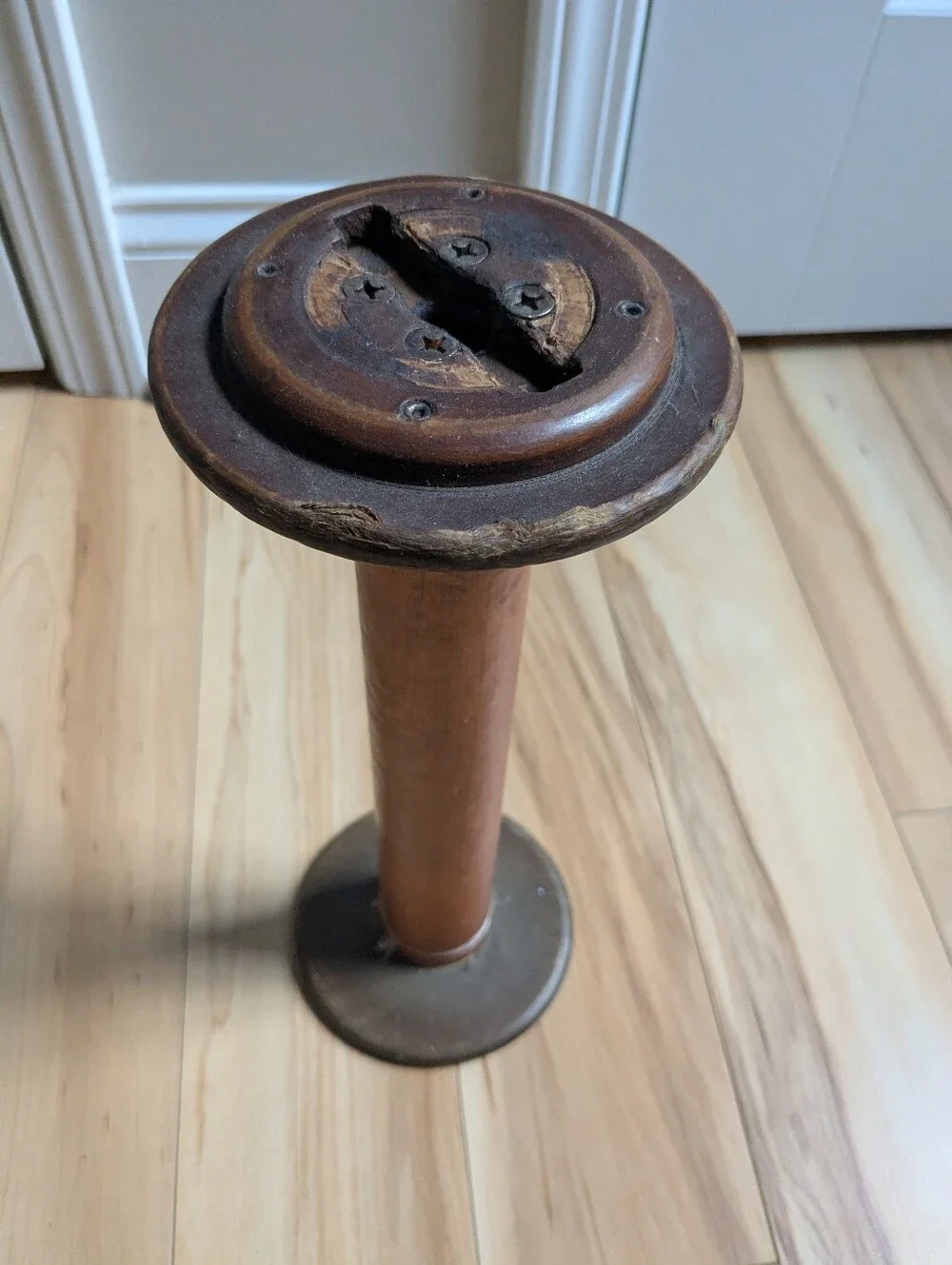 Vintage industrial wooden